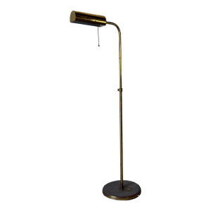 1970s Mid-Century Modern Koch & Lowy Style Adjustable Brass Floor Lamp