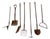 Antique Primitive Garden Tool Collection - 7 Piece For Sale