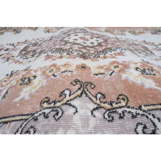 Vintage Turkish Sparta Rug 3'9" X 6'9" For Sale - Image 9 of 12