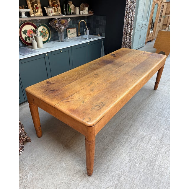 Large Craft Dining Table in Oak, 1890s For Sale - Image 17 of 18