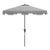 Zimmerman 7.5 Square Umbrella - Gray/White For Sale