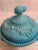 Mid 20th Century Mid 20th Century Westmoreland Blue Milk Glass “Argonaut” Lidded Candy Dish For Sale - Image 5 of 10