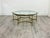 Brass Hollywood Regency Coffee Table For Sale - Image 8 of 9