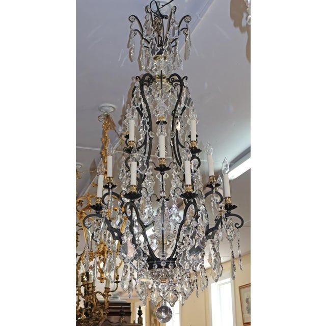 Schonbek Versailles 2782 16 Light Monumental Crystal Chandelier For Sale - Image 9 of 18