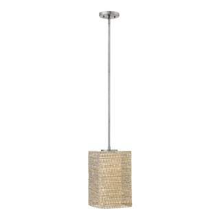 Fredrick Ramond Fr30824bni Maya Sea Salt Mini Pendant Brushed Nickel For Sale