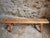 Antique Wooden Bench with Pine Seat and Chestnut Base, 1890s For Sale - Image 10 of 11