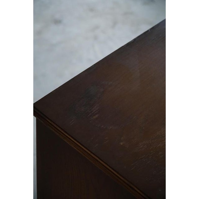 Swedish Grace Art Deco Geometric Cabinet in Oak from Thysells Möbler, 1940s For Sale - Image 14 of 17