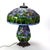 Arts & Crafts Leaded Stained Glass Table Lamp, Early 20th Century For Sale - Image 9 of 10