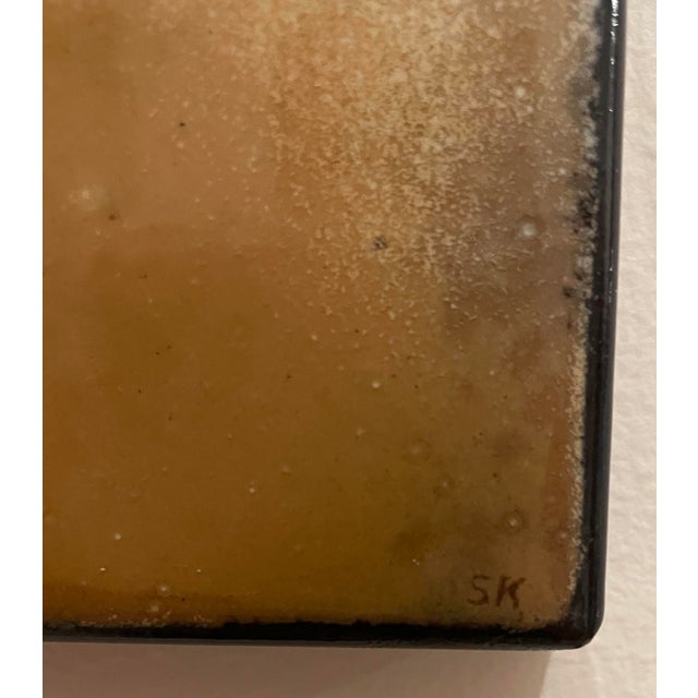 Steve Krauss Abstract Enamel Painting For Sale - Image 4 of 5