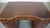 Wood English Wooden Curved Front Desk with Leather Top, Late 19th Century For Sale - Image 7 of 12