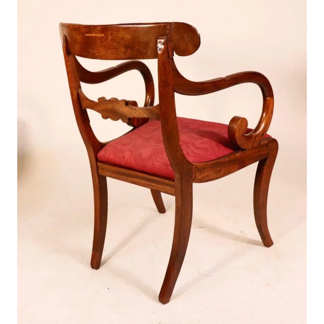 Set of 6 Regency Period Mahogany Chairs For Sale - Image 4 of 12