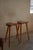 Mid-Century Danish Cabinetmaker Tripod Bar Stools in Pine, 1960s, Set of 2 For Sale - Image 4 of 18