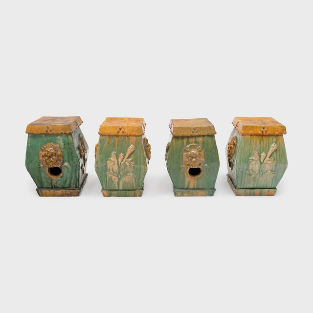 Late 19th Century Chinese Petite Sancai Garden Drum, C. 1875 For Sale - Image 5 of 7