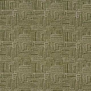 Schumacher x Johanna Ortiz Coco Hand Screen Print Fabric In Sky For Sale