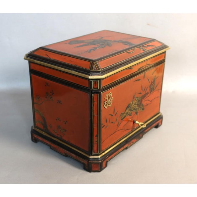 Lacquered Cigar Humidor from Maison Giroux For Sale - Image 12 of 14