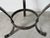 Green Vintage Art Deco Style Hand-Wrought Iron & Green Marble Side Table With Greek Key Motifs For Sale - Image 8 of 12