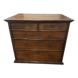 English Walnut Chest For Sale