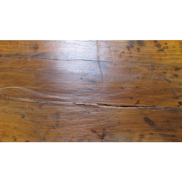 84" Long Antique Painting Table For Sale - Image 10 of 12