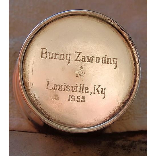 American 1950s Sterling Silver Mint Julep Cup For Sale - Image 3 of 6