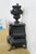 Antique French Michelant Laligant Black Slate Cassolette Trophy Urn Mantle Clock 16" For Sale - Image 4 of 17