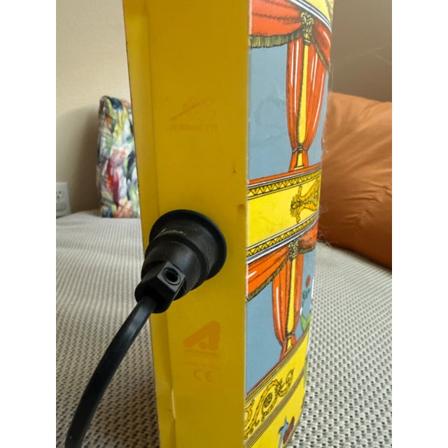 Fornasetti 1990s La Commedia Dell'arte Table Lamp by Fornasetti For Sale - Image 4 of 4