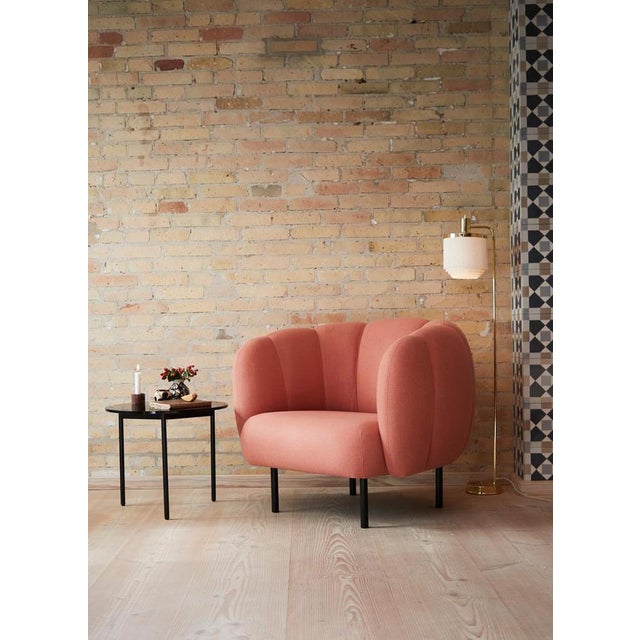 Cape Lounge Chair with Stitches Blush by Warm Nordic For Sale - Image 11 of 15