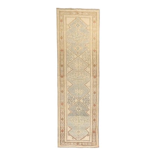 Antique Zabihi Collection Persian Serab Runner - 3'5" x 12' For Sale