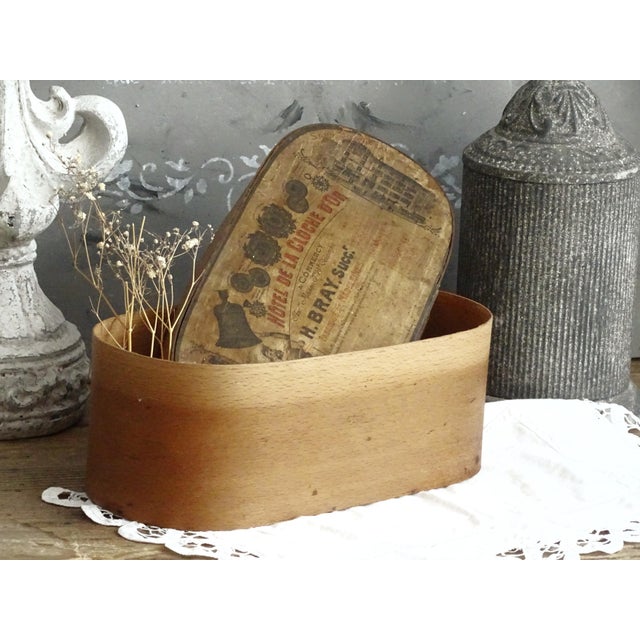 Stunting finding - already very rare and hard to find. Beautiful Scandinavian style pantry French box, made in Edwardian...