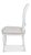 White paint brings out the molded oval surround, shaped knees, and carved beechwood ribbon framing the woven back. The...