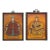 Pair of Chinese Ancestor Portraits Reverse Glass Paintings For Sale