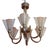 Art Deco Tulip Chandelier from Petitot, 1930s For Sale