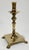 Vintage Lion Paw Brass Footed Candlestick Holder For Sale - Image 4 of 7