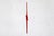 Signes red vertical wall sculpture in steel by jean-baptiste van den heede numbered and signed. Dimensions: d 1 x w 10 x h...