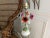 Cream Italian Flower Bouquet Lamp & Shade, C1960 For Sale - Image 8 of 18