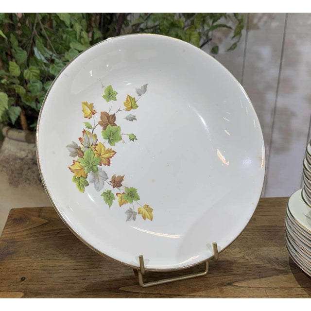 Earthenware Automne Dinner Service from Gien, 1970s, Set of 27 For Sale - Image 16 of 17