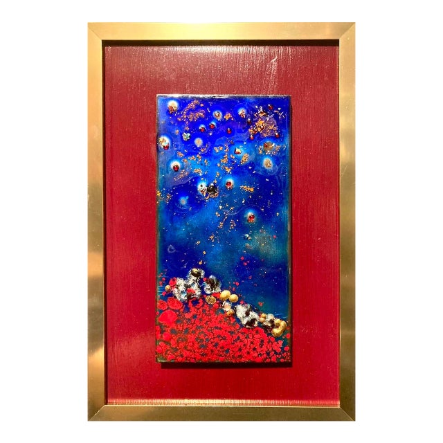 "In the Night" Original Painting, Framed For Sale