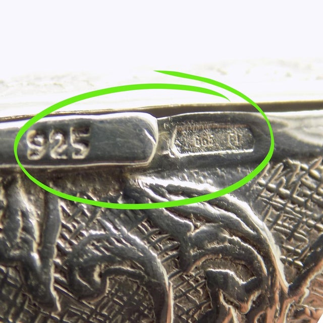 Vintage Italian Silver Box, 1970s For Sale - Image 9 of 12