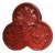 Vintage Cinnabar Carved Lacquer Box With Peony Motif For Sale