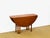 Scandinavian Round Drop Leaf Folding Dining Table in Teak, 1960s For Sale - Image 16 of 16