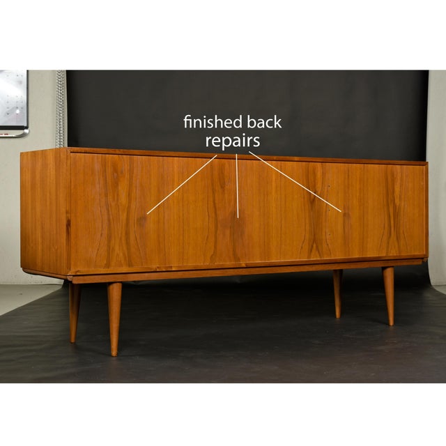 Gunni Omann for Omann Jun Model 18 Teak Credenza, Denmark 1960s For Sale - Image 10 of 18