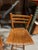 Wood Pair of 1970s Wooden Slat Swivel Bar Stools For Sale - Image 7 of 7