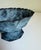 Rustic Vintage Bronze Verdigris Footed Bowl For Sale - Image 3 of 6