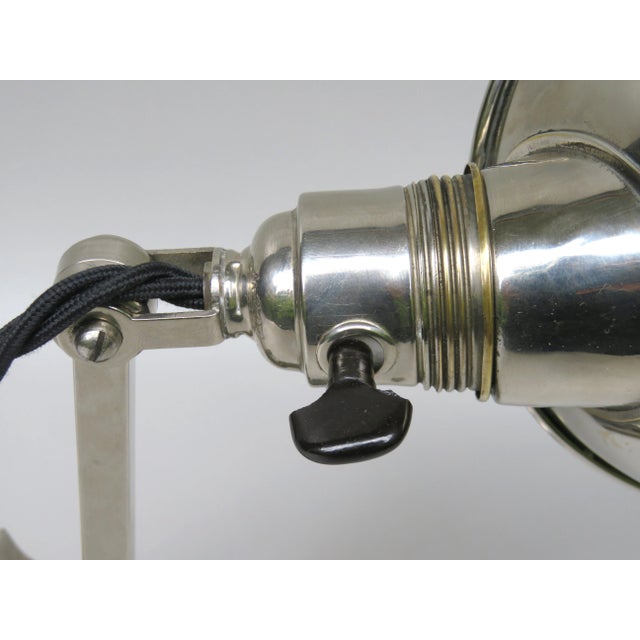 Chromed Clamping Lamp from Hala, 1930s For Sale - Image 18 of 18