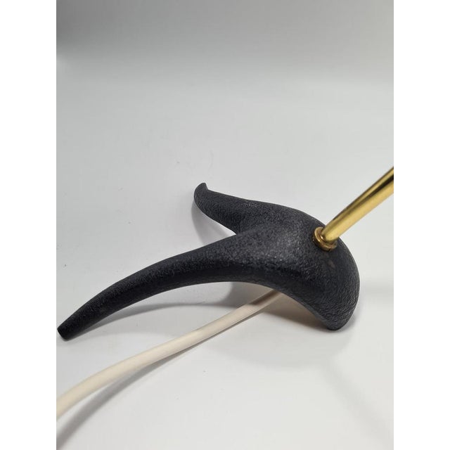 Black Mid-Century Modern Table Desk Lamp, Europe, 1950s-1960s For Sale - Image 8 of 15