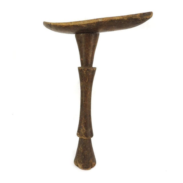African Early 20th Century Tuareg One-Legged Stool Niger For Sale - Image 3 of 3
