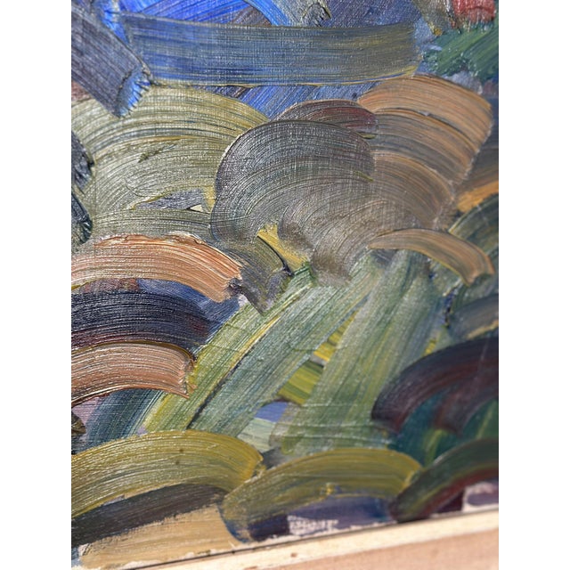 Gösta Falck, Scene, 1960s, Oil on Canvas, Framed For Sale - Image 14 of 18