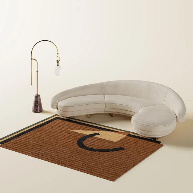 Orange Giulia Sofa by HOMMÉS Studio For Sale - Image 8 of 13