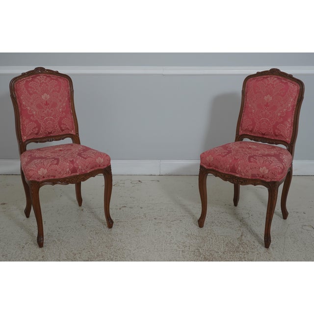 Set of 8 French Louis XV Upholstered Dining Chairs For Sale - Image 14 of 18