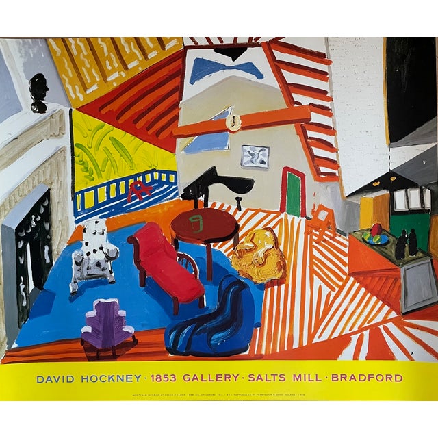 David Hockney, Montcalm Interior at 7 O'Clock, Print For Sale - Image 6 of 6