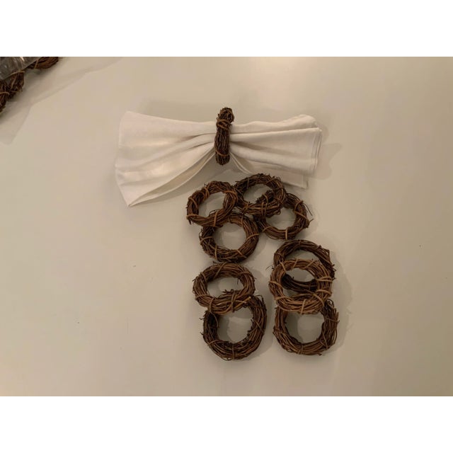Set of 10 Grapevine Napkin Rings. Add a touch of fun to your table.